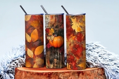Fall Mixed Media Art Digital Paper Product Image 3