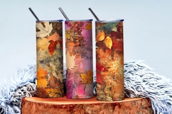 Fall Mixed Media Art Digital Paper Product Image 3