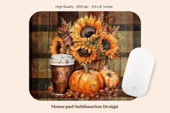 Fall Mouse Pad Sublimation Sunflower Mousepad Sublimation