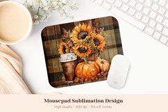 Fall Mouse Pad Sublimation Sunflower Mousepad Sublimation