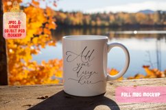 Fall Mug Mockup - Smart Object PSD file &amp; JPG Product Image 1