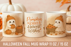 Fall Farmhouse Thanksgiving Mug Wrap Sublimation, Pumpkin Product Image 1