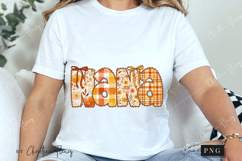 Preppy Floral Fall Nana PNG Product Image 3