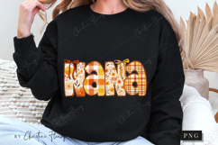 Preppy Floral Fall Nana PNG Product Image 6