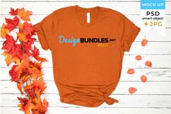 Autumn T-shirt mockup | Bella Canvas mockup Fall Product Image 1