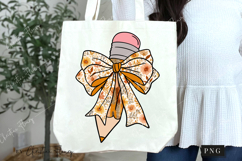 Preppy Fall Teacher Pencil PNG Product Image 7