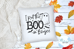 I Put the Boo in Boujee SVG, Cute Ghost Halloween cut file Product Image 3