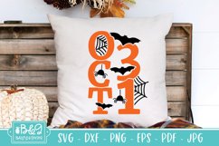 Oct 31 SVG | Halloween SVG Cut File | Sign Wall Decor Product Image 5