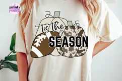 Fall Football Png - Pumpkin Sublimation Design File Product Image 1