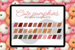 Fall Pumkins Procreate color palette swatches