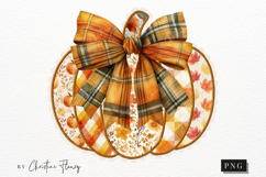 Preppy Floral Fall Pumpkin PNG Product Image 5