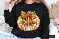 Preppy Floral Fall Pumpkin PNG Product Image 6