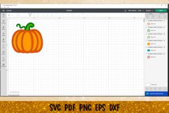 Pumpkin Confetti Shaker SVG | 3D Pumpkin Paper Cut Design Product Image 3