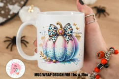 Fall Pumpkin Mug Wrap For 11 oz and 15 oz, 3d Mug, Funny Quotes Png