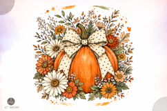 Fall Pumpkin PNG,Pumpkin Season Png Product Image 1