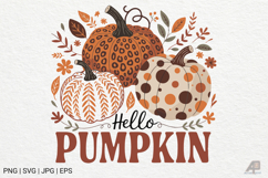 Fall Autumn Pumpkin Quotes Sublimation Product Image 1