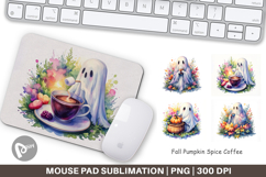 Fall Pumpkin Spice Coffee Mouse Pad Product Image 1