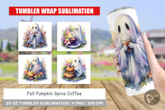 Fall Pumpkin Spice Coffee Tumbler Product Image 1