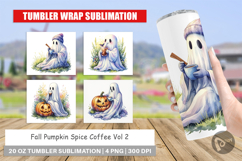 Fall Pumpkin Spice Coffee Tumbler Product Image 1