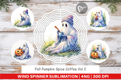 Fall Pumpkin Spice Coffee Spinner Product Image 1