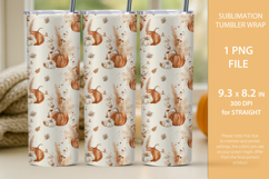 Fall Pumpkin Tumbler wrap, Fall Pumpkin Mug, thanksgiving Product Image 3