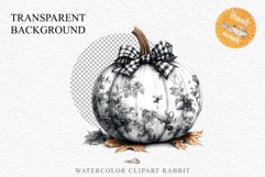 Fall Pumpkin With Ribbon Thanksgiving Clipart PNG Halloween Tale Image Watercolor Transparent Print illustration sublimation creepy printable digital watercolor scary Thanksgiving Pumpkin Ribbon, Scary Spooky clipart, Halloween nursery, fall autumn