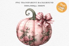 Fall Pumpkin With Ribbon Thanksgiving Clipart PNG Halloween Tale Image Watercolor Transparent Print illustration sublimation creepy printable digital watercolor scary Thanksgiving Pumpkin Ribbon, Scary Spooky clipart, Halloween nursery, fall autumn