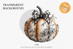 Fall Pumpkin With Ribbon Thanksgiving Clipart PNG Halloween Tale Image Watercolor Transparent Print illustration sublimation creepy printable digital watercolor scary Thanksgiving Pumpkin Ribbon, Scary Spooky clipart, Halloween nursery, fall autumn