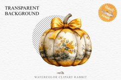 Fall Pumpkin With Ribbon Thanksgiving Clipart PNG Halloween Tale Image Watercolor Transparent Print illustration sublimation creepy printable digital watercolor scary Thanksgiving Pumpkin Ribbon, Scary Spooky clipart, Halloween nursery, fall autumn