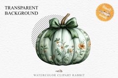Fall Pumpkin With Ribbon Thanksgiving Clipart PNG Halloween Tale Image Watercolor Transparent Print illustration sublimation creepy printable digital watercolor scary Thanksgiving Pumpkin Ribbon, Scary Spooky clipart, Halloween nursery, fall autumn