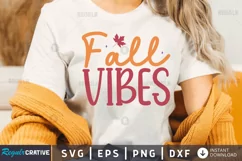 Fall vibes SVG, Fall SVG Design Product Image 1