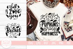 Fall Season Quotes SVG Cut File Product Image 1