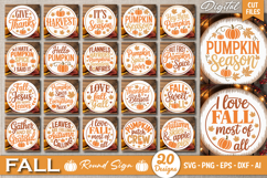 Fall Mega SVG Bundle | Farmhouse Autumn Big SVG Bundle Product Image 13