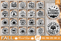 Fall Mega SVG Bundle | Farmhouse Autumn Big SVG Bundle Product Image 16