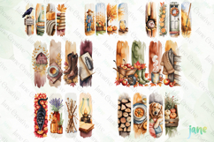 Fall Season Brushstokes Clipart Bundle Product Image 7