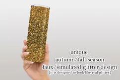 Autumn Glitter Tumbler Fall Glitter 20oz Tumbler Design 10 Product Image 3