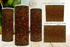 Autumn Glitter Tumbler | Fall Glitter 20oz Tumbler Design 6 Product Image 2