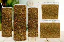 Autumn Glitter Tumbler | Fall Glitter 20oz Tumbler Design 7 Product Image 2