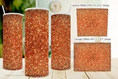 Autumn Glitter Tumbler | Fall Glitter 20oz Tumbler Design 9 Product Image 2