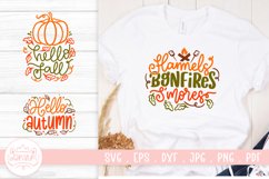 Fall Season SVG Cut File | Autumn Quotes and Sayings Product Image 1
