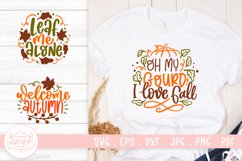 Fall Season SVG Cut File | Autumn Quotes and Sayings Product Image 1