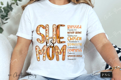 She Is Mom Fall Lace PNG Product Image 3