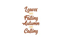 Leaves ARE Falling Autumn ARE Calling Fall Sticker Design Product Image 3