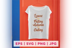 Leaves ARE Falling Autumn ARE Calling Fall Sticker Design Product Image 2
