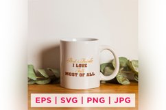 But I Think I LOVE Fall MOST OF ALL Fall Sticker Design Product Image 1