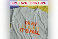 OH My Gourd IT Fall Sticker Design Product Image 2