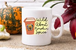 Wild about pumpkin spice Sublimation, Fall PNG Product Image 2