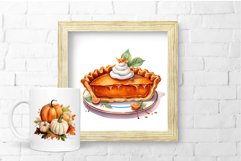 Fall Sublimation Bundle Watercolor Autumn Clipart PNG