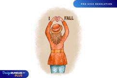 Fall Sublimation I Love Fall PNG Product Image 2