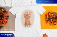 Fall Sublimation I Love Fall PNG Product Image 1